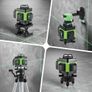 Laser lever with Tripod, Weytoll 4 x 360 degree 16 Line Self-Leveling Green Laser Line 25m with 2  2400mAh Batteries, Wall Mount Bracket, Remote Control Image 5