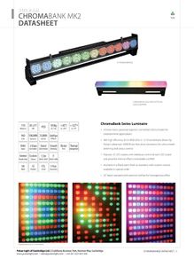 Stage lighting - Pulsar Chromabanks Mk2 battens Priced to sell