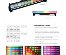 Stage lighting - Pulsar Chromabanks Mk2 battens Priced to sell