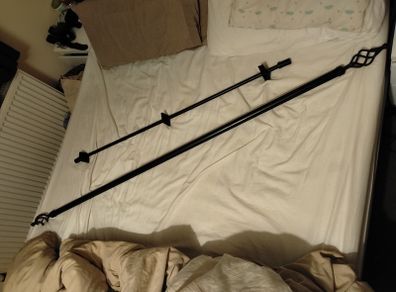 Curtain poles - donation