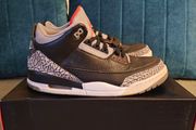 Jordan 3 black cement UK12, EU 47,5