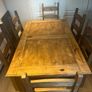 Vintage Oak Table and 6 chairs Image 4