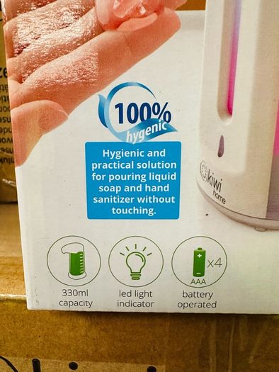 32 x KIWI 9925 Led Motion Detecting Soap Liquid Dispensers - Job Lot - Large Quantity Available