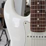 Fender Player Stratocaster electric guitar, Polar white Image 6