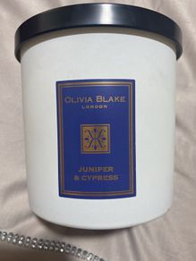 Olivia Blake Juniper & Cypress Candle 515g ( Bigger Size)