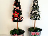 main image for ad Designer Christmas Tree in Zinc Pot