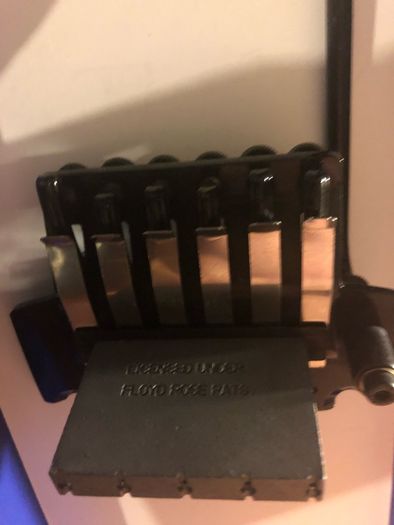 Floyd Rose tremolo double locking system