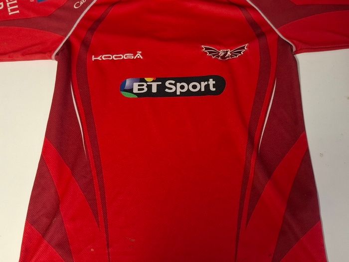 Scarlets Official Kooga Rugby Union Jersey Shirt (Youths 10-11) FREE POST