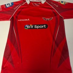 Scarlets Official Kooga Rugby Union Jersey Shirt (Youths 10-11) FREE POST