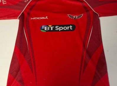 Scarlets Official Kooga Rugby Union Jersey Shirt (Youths 10-11) FREE POST