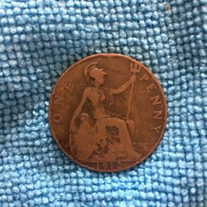 British 1 penny 1912