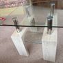 Glass top coffee table Image 2