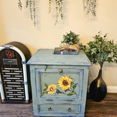 Vintage storage cabinet