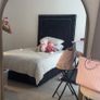 Wide Metal Arch Mirror - Gold Image 2