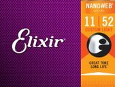 Elixir Nanoweb 11-52 Phosphor Bronze 16027 Acoustic Guitar Strings
