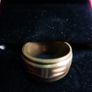 Men's 18K Yellow Gold Plated Ring size V Image 5