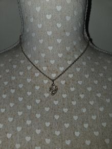 Links of London silver chain and 3d heart shape