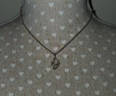 Links of London silver chain and 3d heart shape