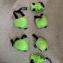 Kids Pink and Green Protective Gear Set - Helmet, Knee, Elbow & Wrist Pads Image 3