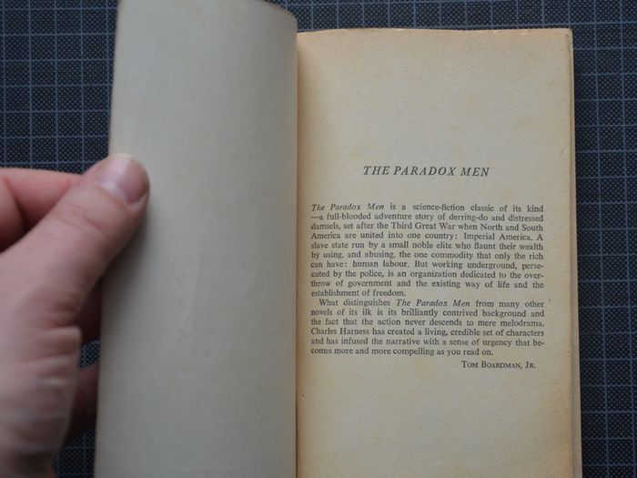 Charles Harness, 'The Paradox Men'