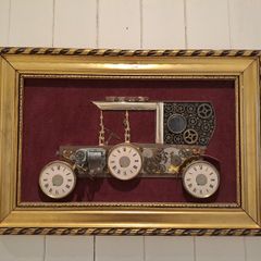 Large Steampunk Clockwork Wall Art