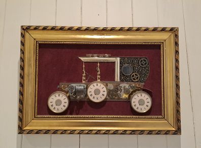 Large Steampunk Clockwork Wall Art