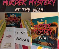 Murder Mystery At The Villa Party Game