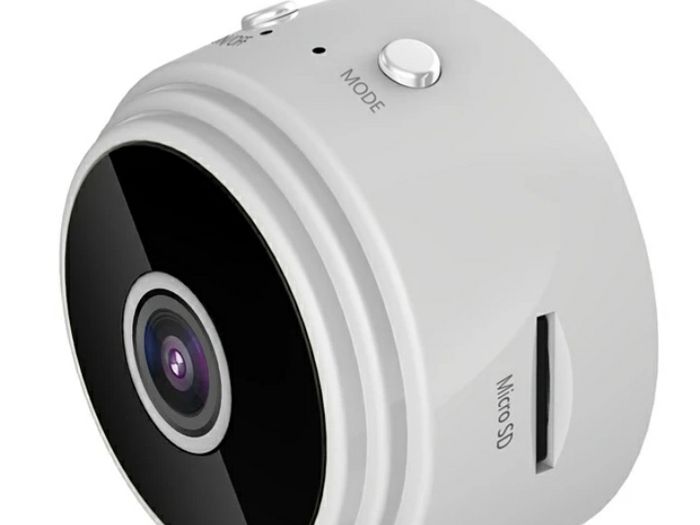 Mini Magnetic Full HD Home Security Camera / Webcam with Motion Detection, 24h Monitoring, Timer - 1080p, WiFi, IP