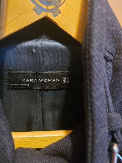 Navy Winter coat - Zara