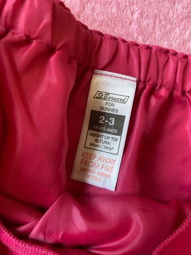 Pink Corduroy Skirt with Tulle Underskirt