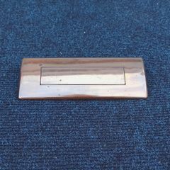 Door letter plate  dark copper finish