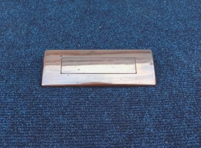 Door letter plate  dark copper finish
