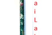 Floral Green Printed  walking stick.Free Post
