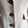 Vintage Marks and Spencers Ladies Buttermilk Coat Wool and Cashmere Size 14 includes postage Image 6
