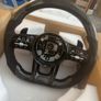 Mercedes W205 Carbon Fiber LED Steering Wheel | Alcantara | Airbag Included | C63 C43 E63 GLC Image 2