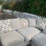 Corner Sofa with pouffe & swivel chair Image 7
