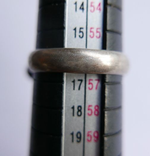 Vintage Agate Gemstone 925 Sterling Silver Jewelry Ring Size P - 7,3g