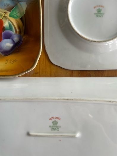 antique cake plates