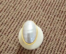 Statement Brand New Pearl-look Vintage Style Ring