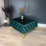 Chester coffee table with glass Image 3