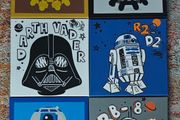 Star Wars Canvas x6