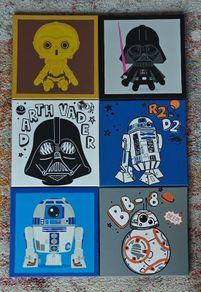 Star Wars Canvas x6