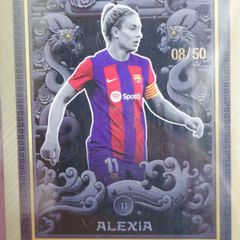 2024 Topps Barcelona Year of the Dragon Alexia Putellas /50 Etched in Stone Gold