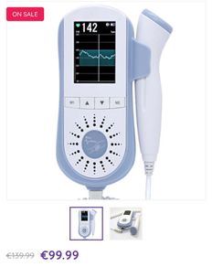 Jumper fetal doppler