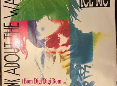Ice MC Think About The Way Original 1994 UK 12 inch Eurodance Club Mixes