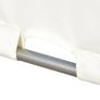 Pergola with Adjustable Roof Cream White 3x3 m Steel Image 4