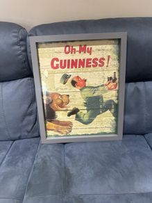 Guinness picture frame