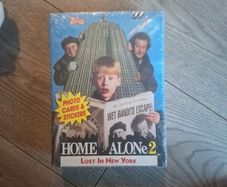 home alone 2 lost in new york sealed box photo cards and stickers