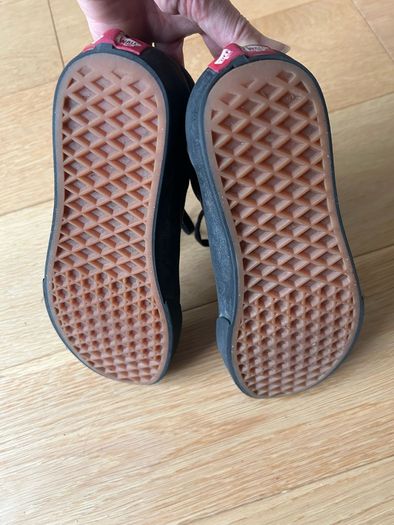 Black Vans size UK 3