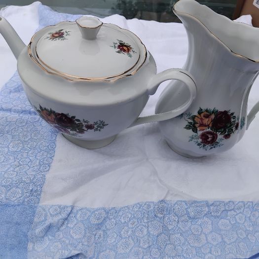 Tea Pot And Jug